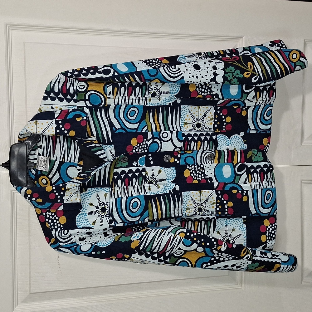 Parsley & Sage lined cotton blazer - colorful - L